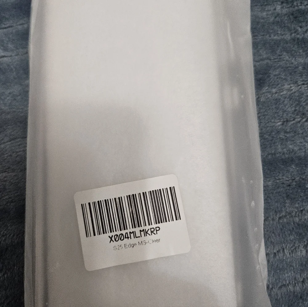 S25 Edge Clear Protective Phone Case With Small Defect!